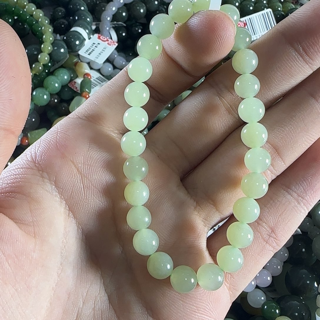 和田玉手链未镶嵌225