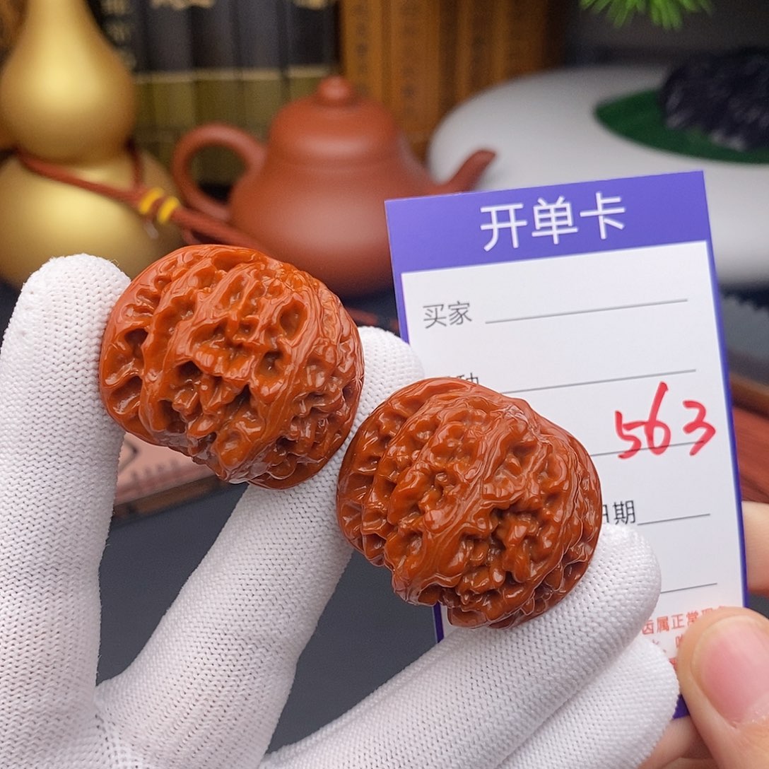 把件文玩核桃38苹果园563