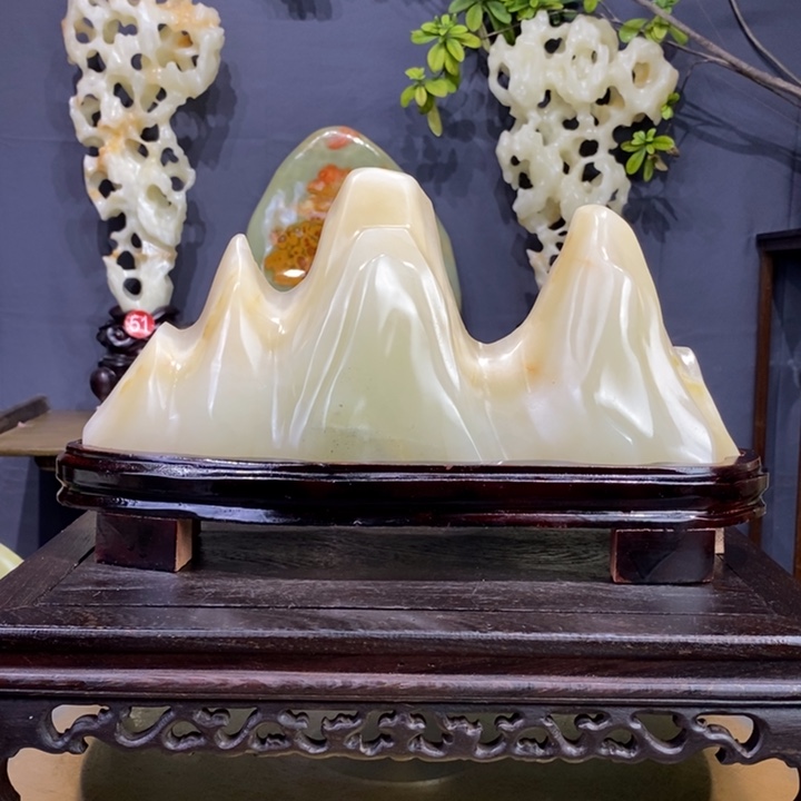 石材精品古青石摆件