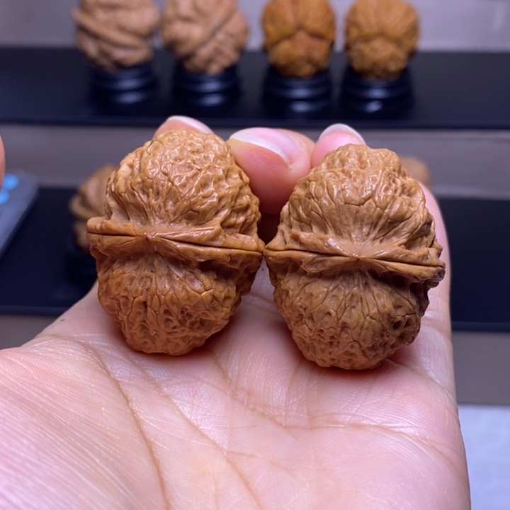 把件文玩核桃卧龙元宝蟾57