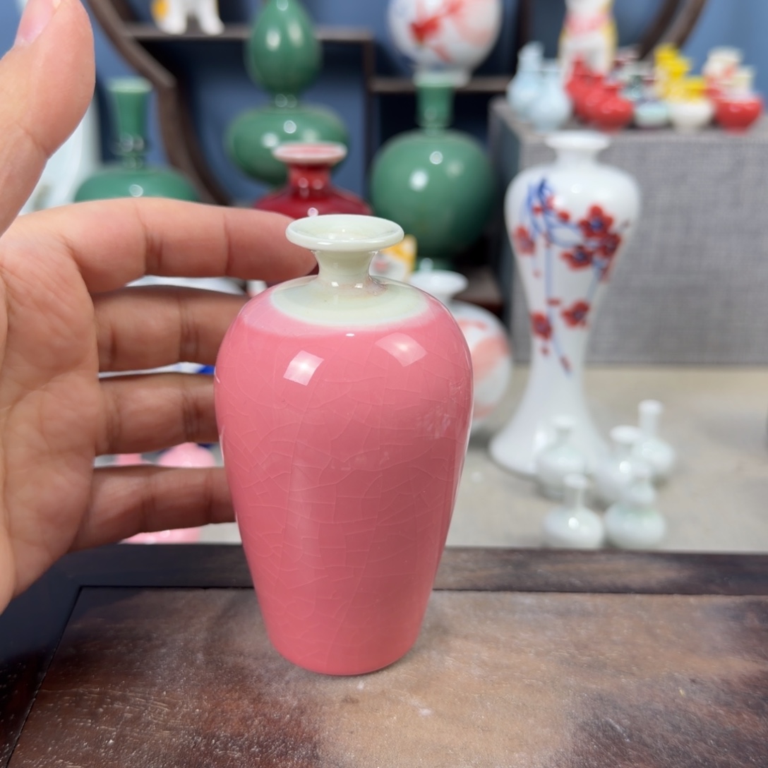 陶瓷手工小花器摆件
