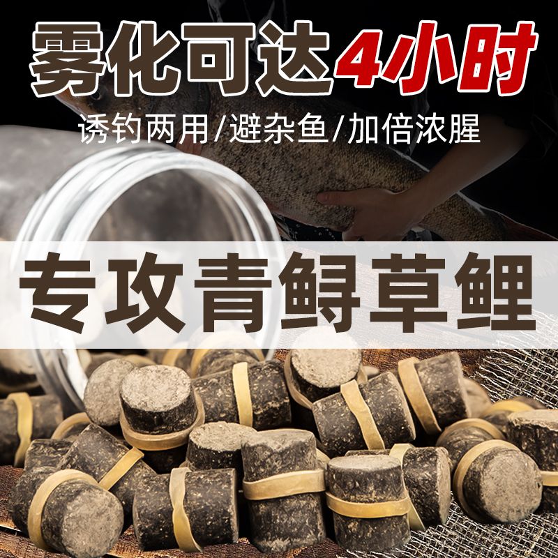 青鱼鲟鱼草鱼鲤鱼挂钩皮筋颗粒黑坑野钓大物巨物浓腥打窝钓鱼饵料