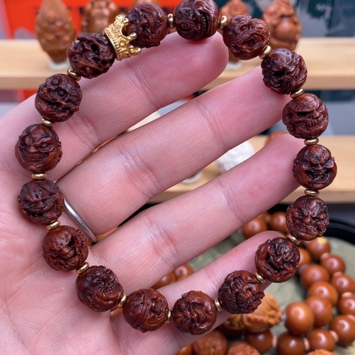 橄榄核手串/手链山鬼本工紫金鼠恶僧