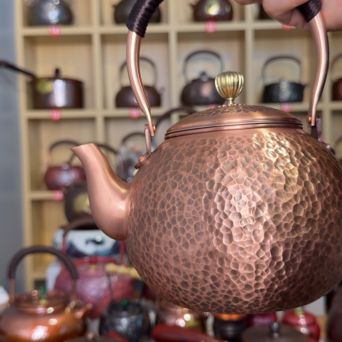 1450毫升紫铜提梁壶