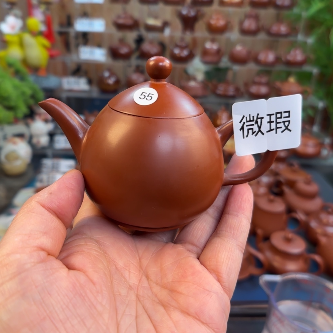 朱泥茶壶微瑕120c
