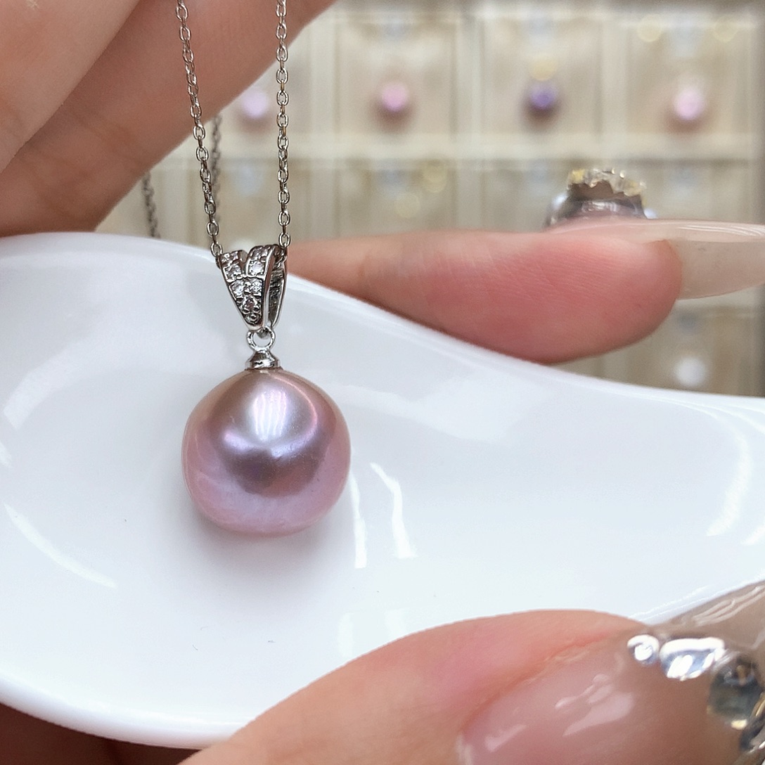 淡水珍珠合金吊坠(赠链)