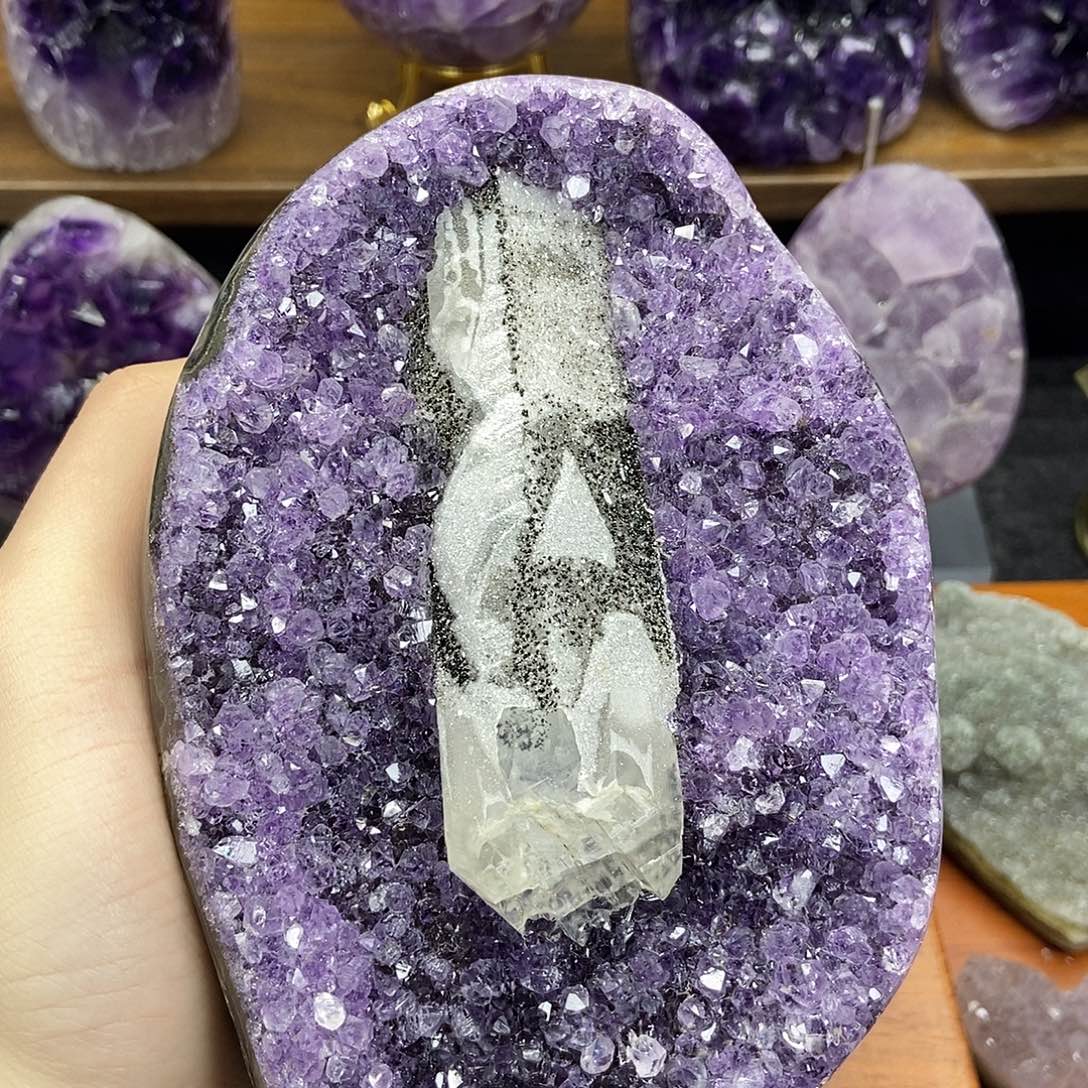 大型摆件（非配饰）未镶嵌紫晶