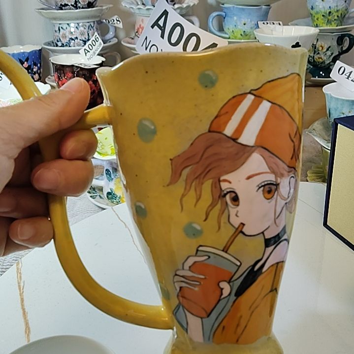 杯子瓷景德镇陶瓷釉下