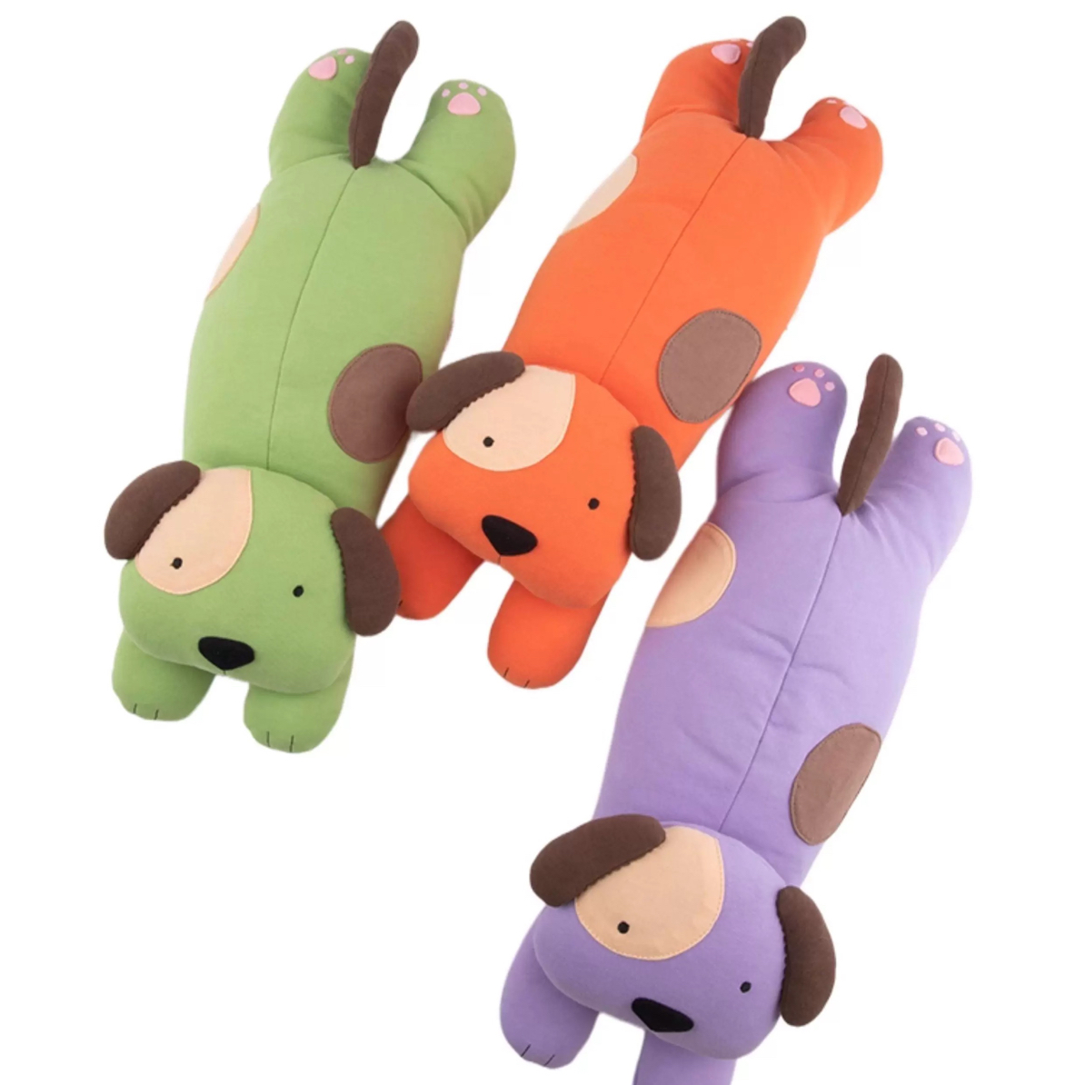 小狗狗抱枕卡拉猫糖果色可爱家居小枕头沙发公仔枕头