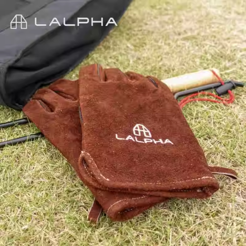 日本LALPHA拉尔法户外露营防烫便携式可随身携带专用手套