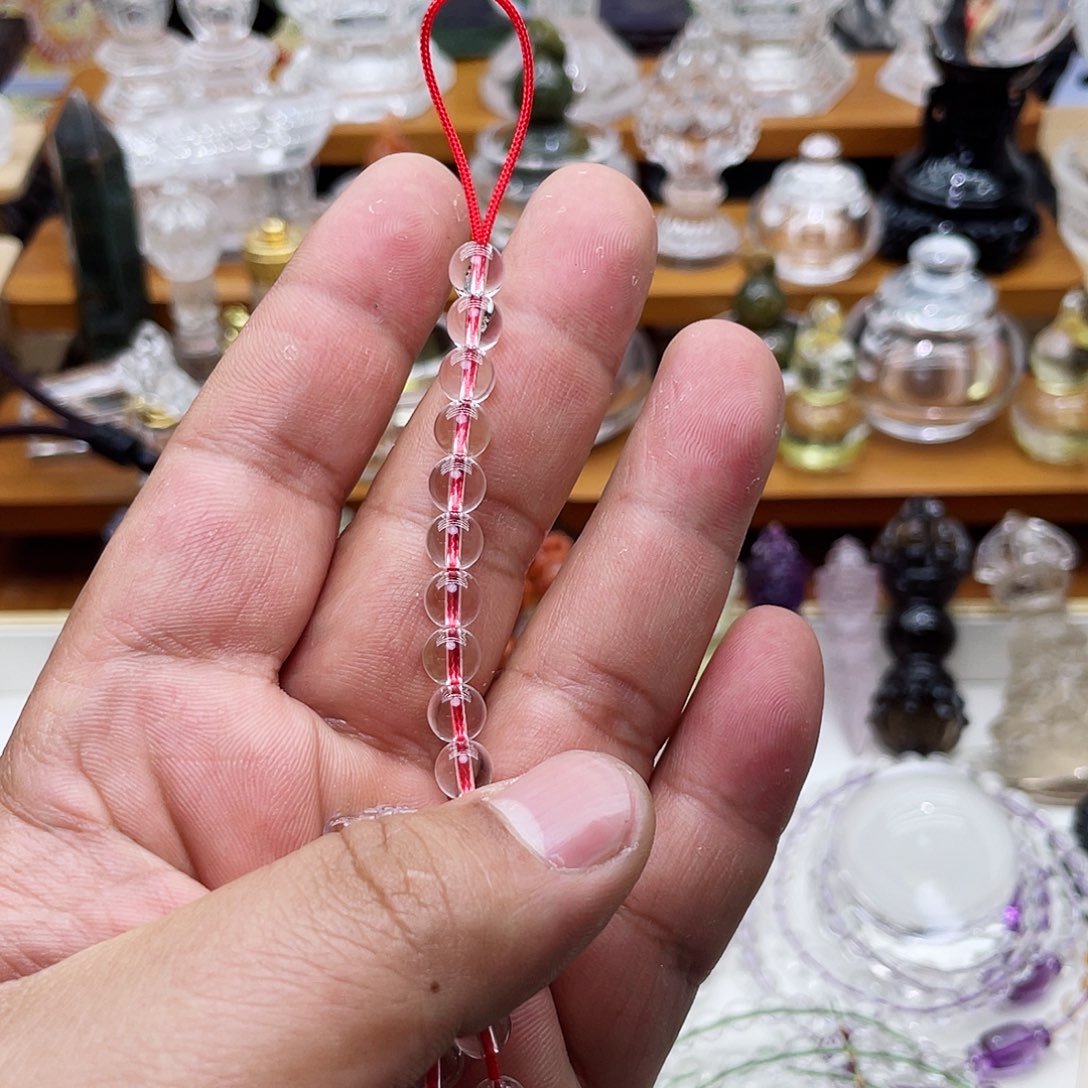 水晶颈饰未镶嵌石*原定制6毫米20颗珠子