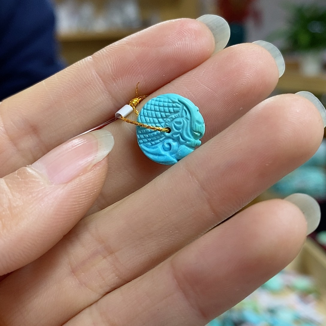 绿松石珠宝奇石未镶嵌