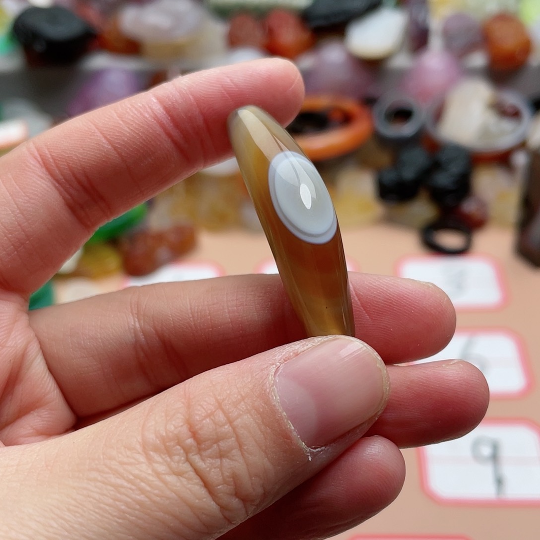 玛瑙/玉髓颈饰合金生**快