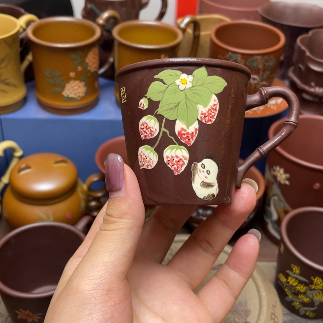 紫砂茶杯紫砂主人杯