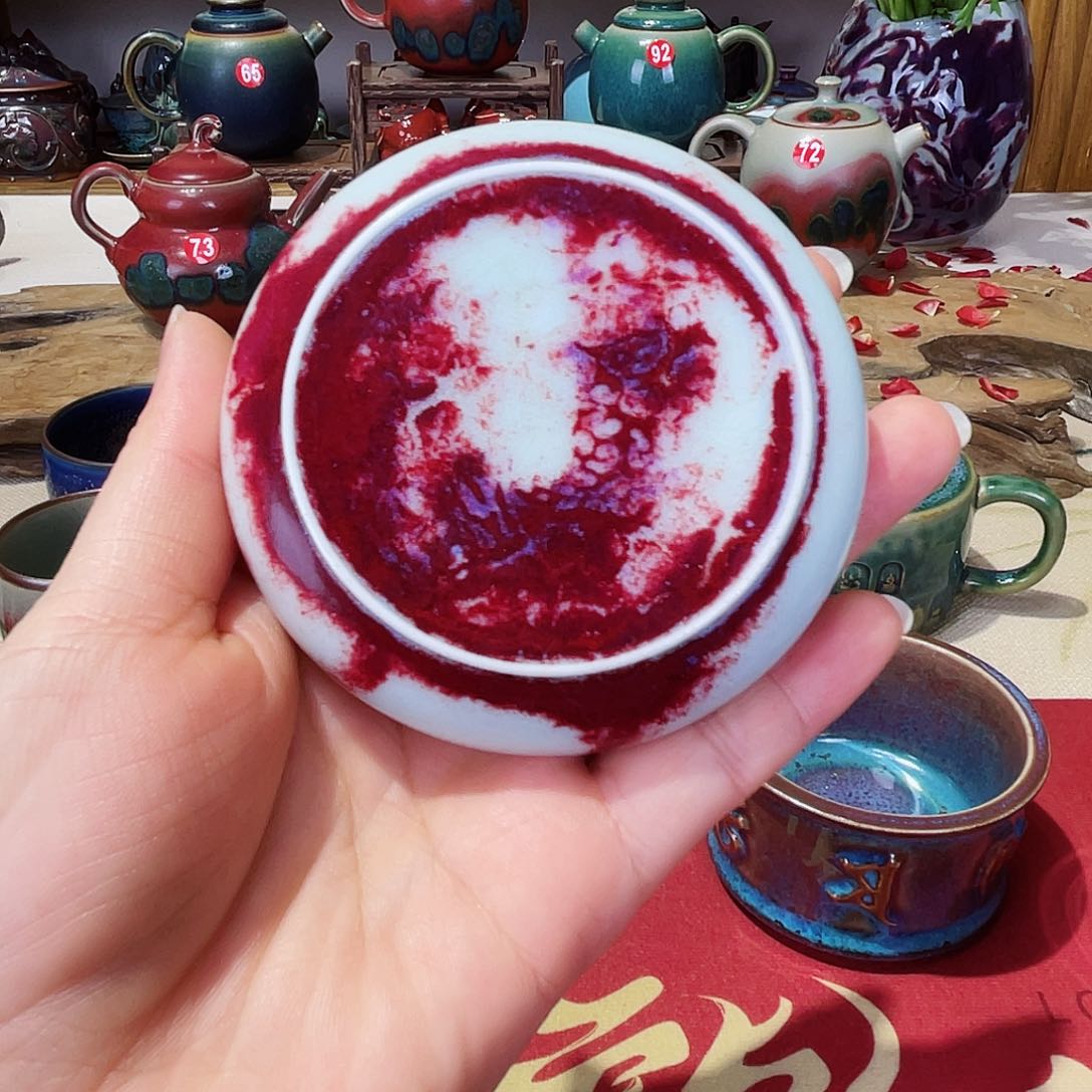 壶禹州钧瓷艺术作品