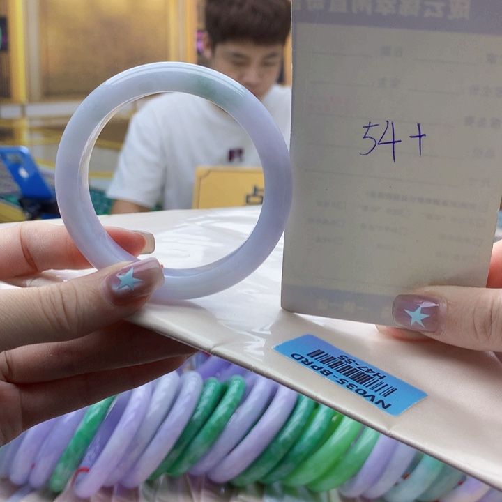 未镶嵌手镯翡翠hji
