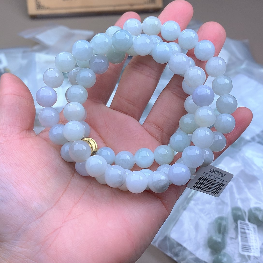 未镶嵌手串定制翡翠