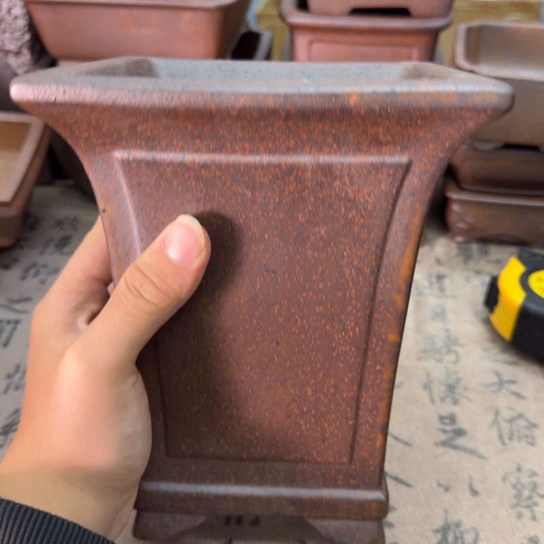 紫砂花盆55号宜兴紫砂正品13.5x18