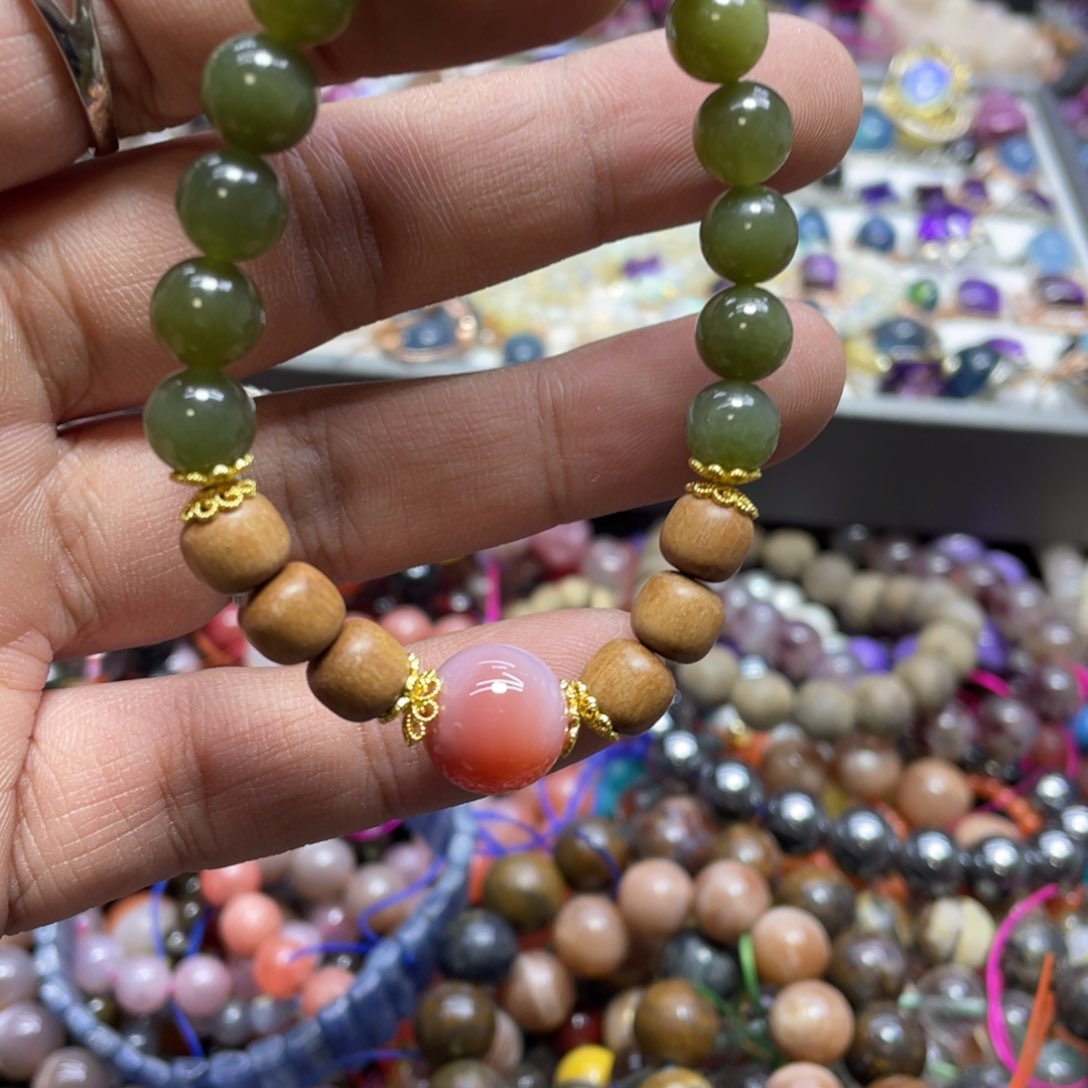 紫晶颈饰银S800镀金镶嵌