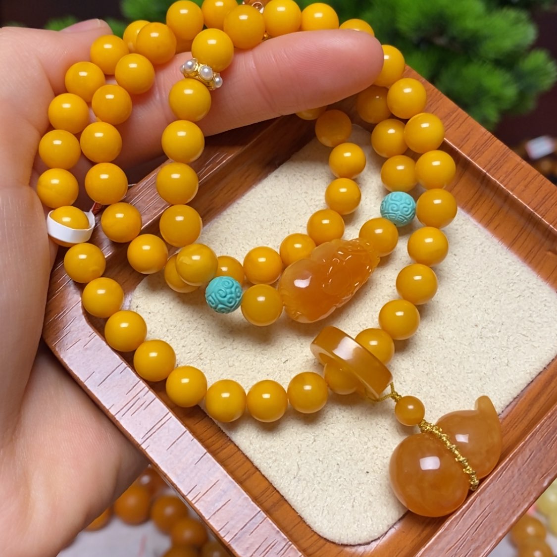 【闪购商品】未镶嵌蜜蜡手链手串