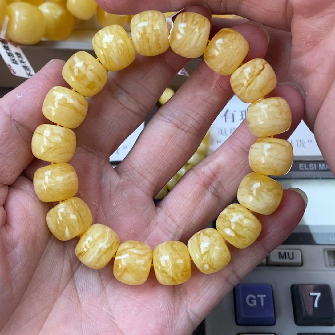 未镶嵌琥珀珠宝奇石芭***-15