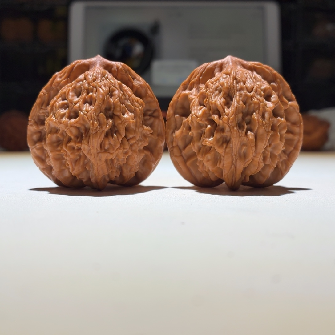 润***梦文玩核桃把件虎头44