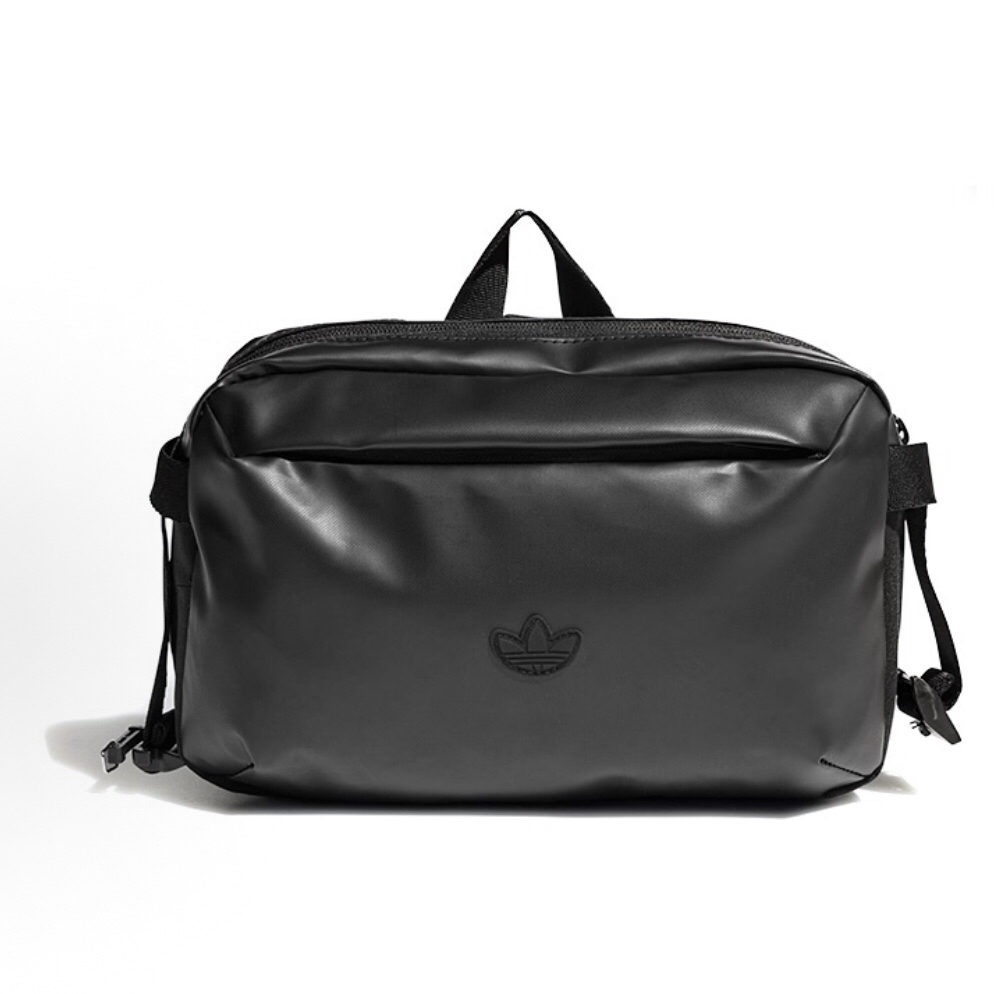 adidas 可调节肩带 拉链 手提单肩斜挎包腰包大号 男女同款HK9628
