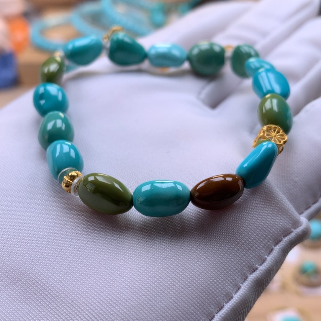 绿松石珠宝奇石未镶嵌