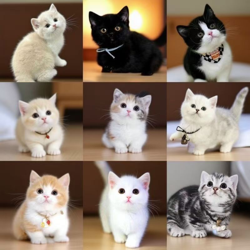 直播挑选全品种猫咪宠物活体布偶猫金渐层银渐层矮脚猫缅因猫