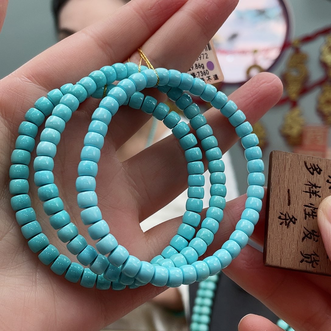 绿松石手串未镶嵌