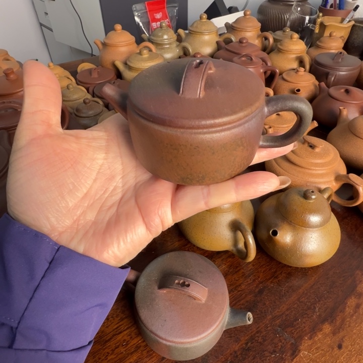 卻***塵茶壶紫砂柴烧汗瓦