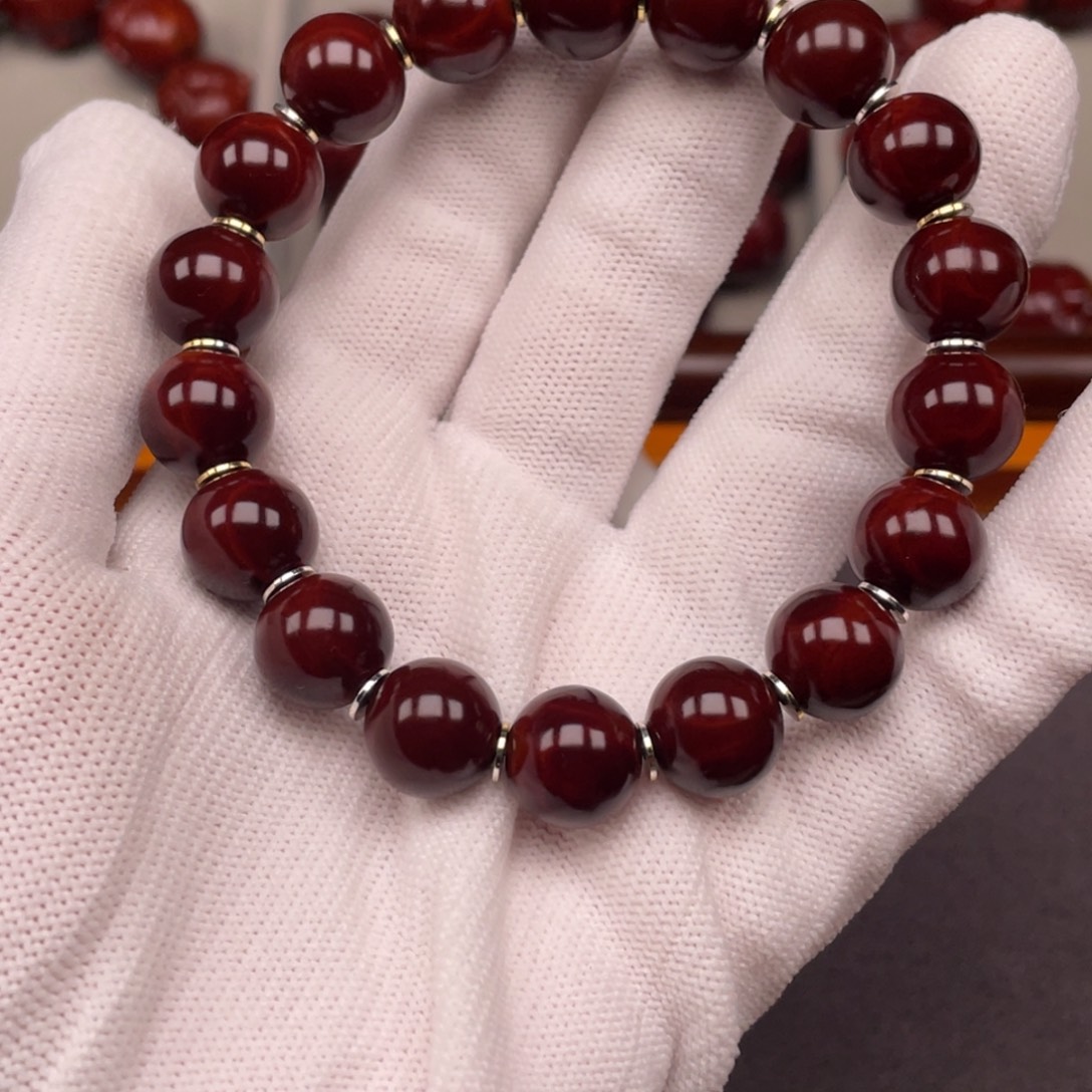 㫨***恏手串/手链橄榄核正圆光柱