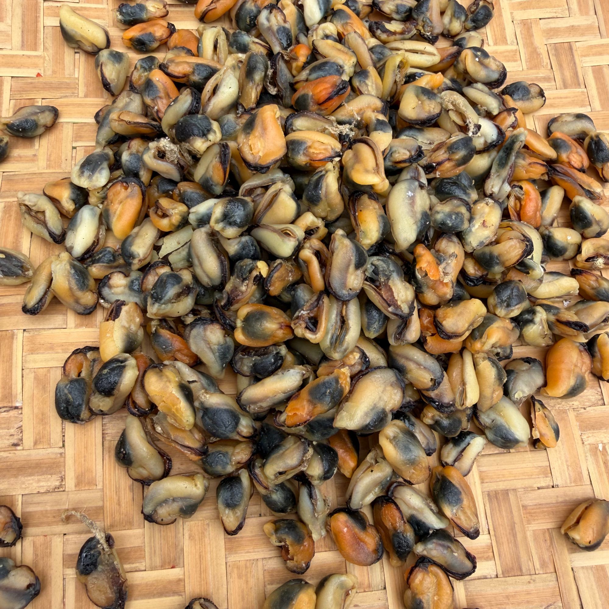 自晒淡干淡晒青口贝 海虹肉淡菜干