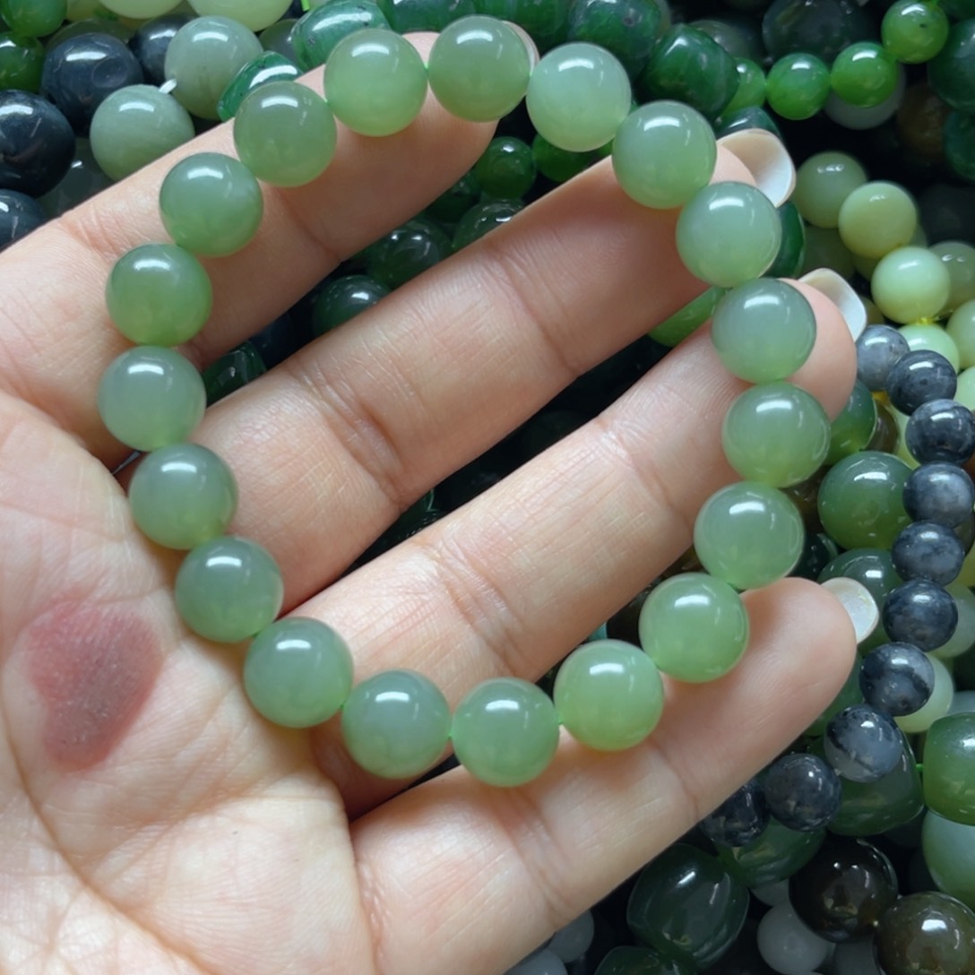 和田玉手链未镶嵌