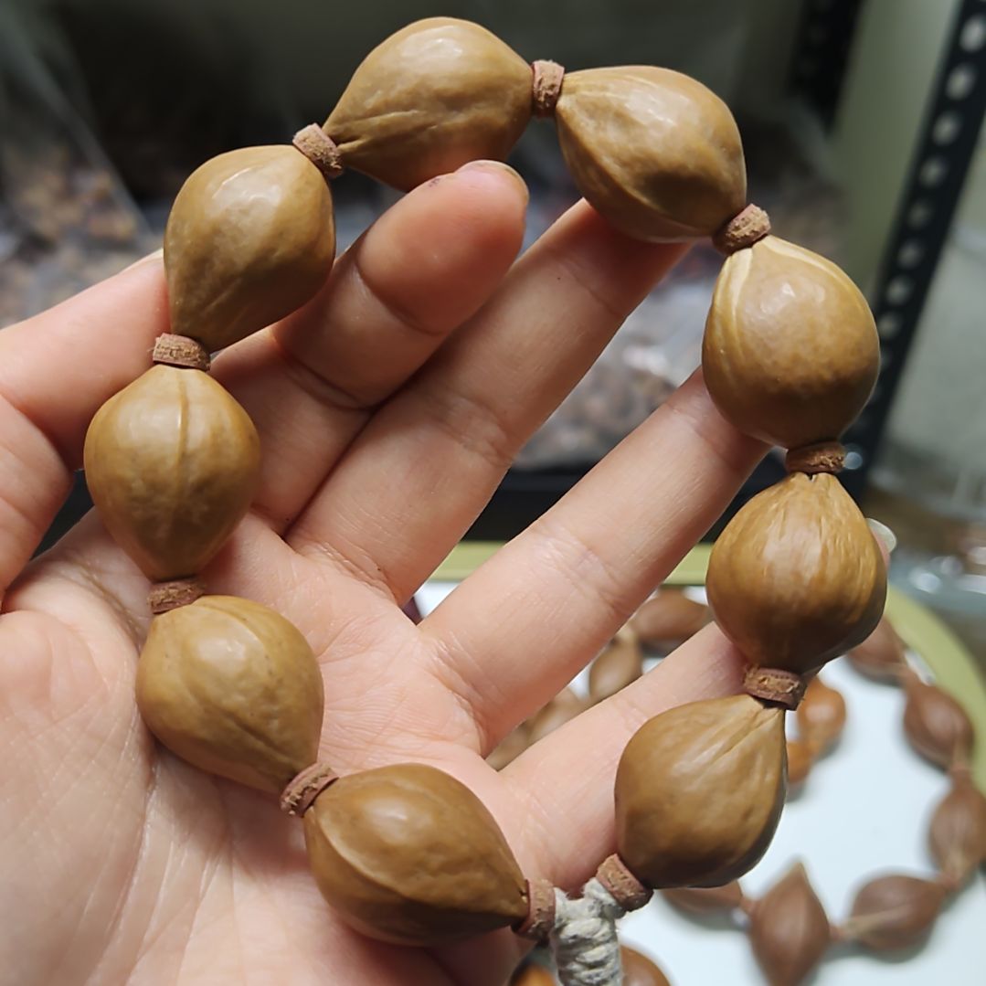 吊坠橄榄核1924尺寸蒜头原皮全品手串
