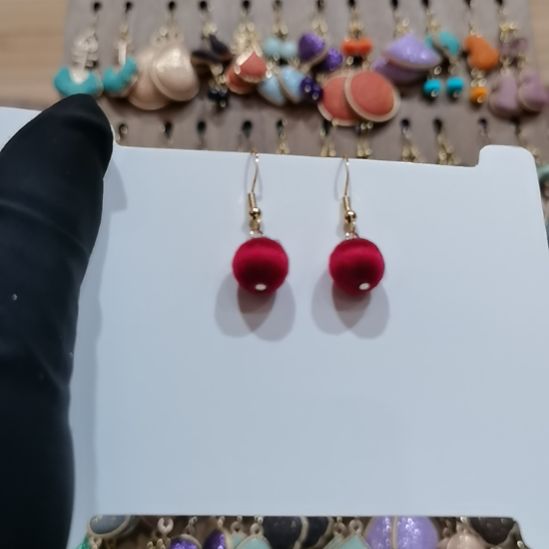 织绣苏绣耳环耳钉耳饰