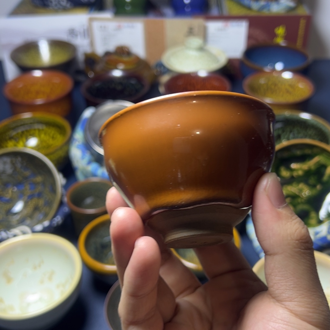 茶盏建阳建盏喝茶主人杯