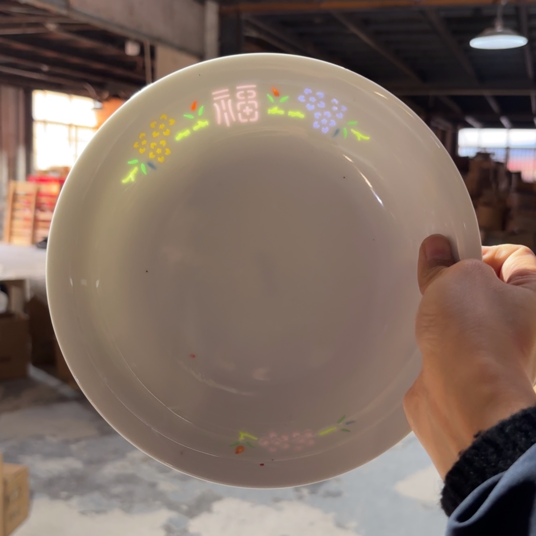 玉瓷景德镇陶瓷两只微瑕