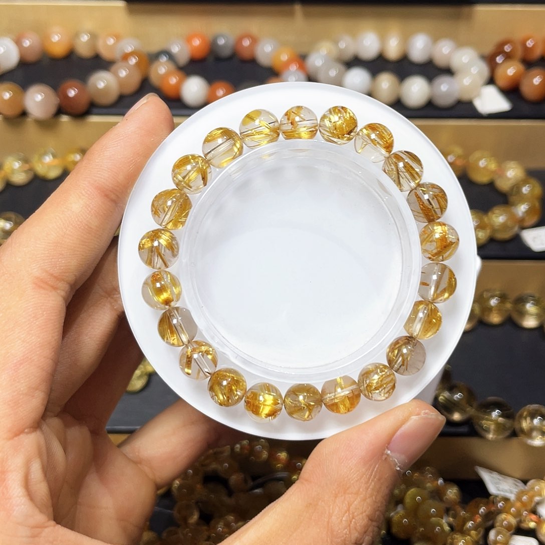 水晶手链未镶嵌钛晶8