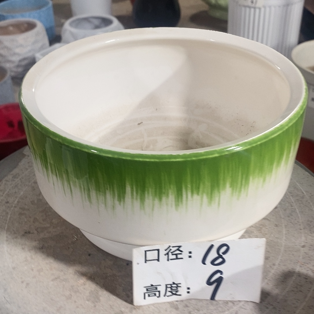 【闪购商品】陶瓷微瑕花盆-CCH003-1个小号