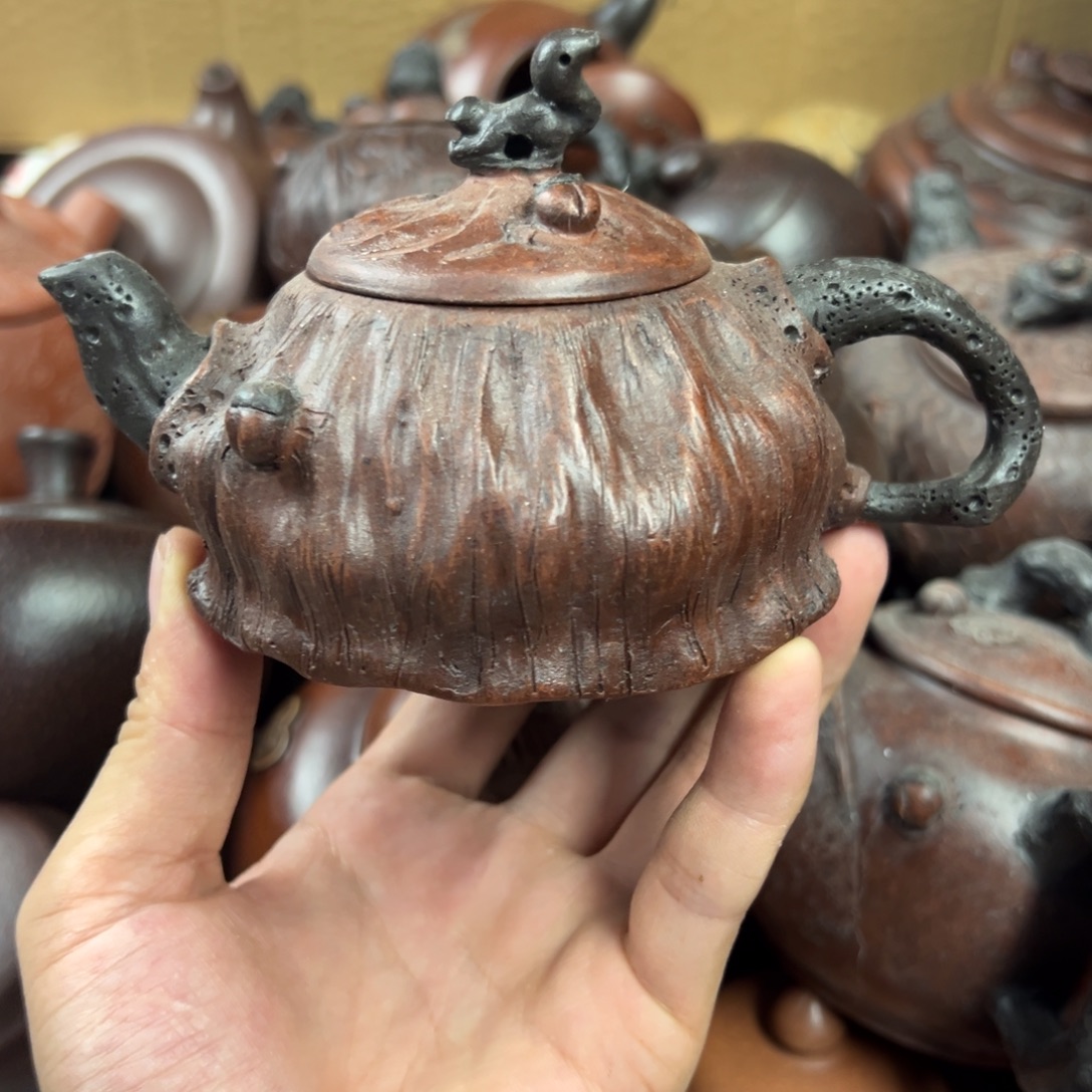 茶壶紫砂宜兴原矿紫砂壶240毫升容量
