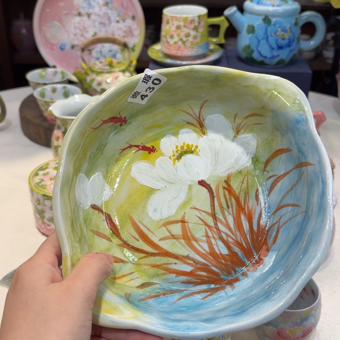 景德镇手绘高温釉下彩陶瓷茶具