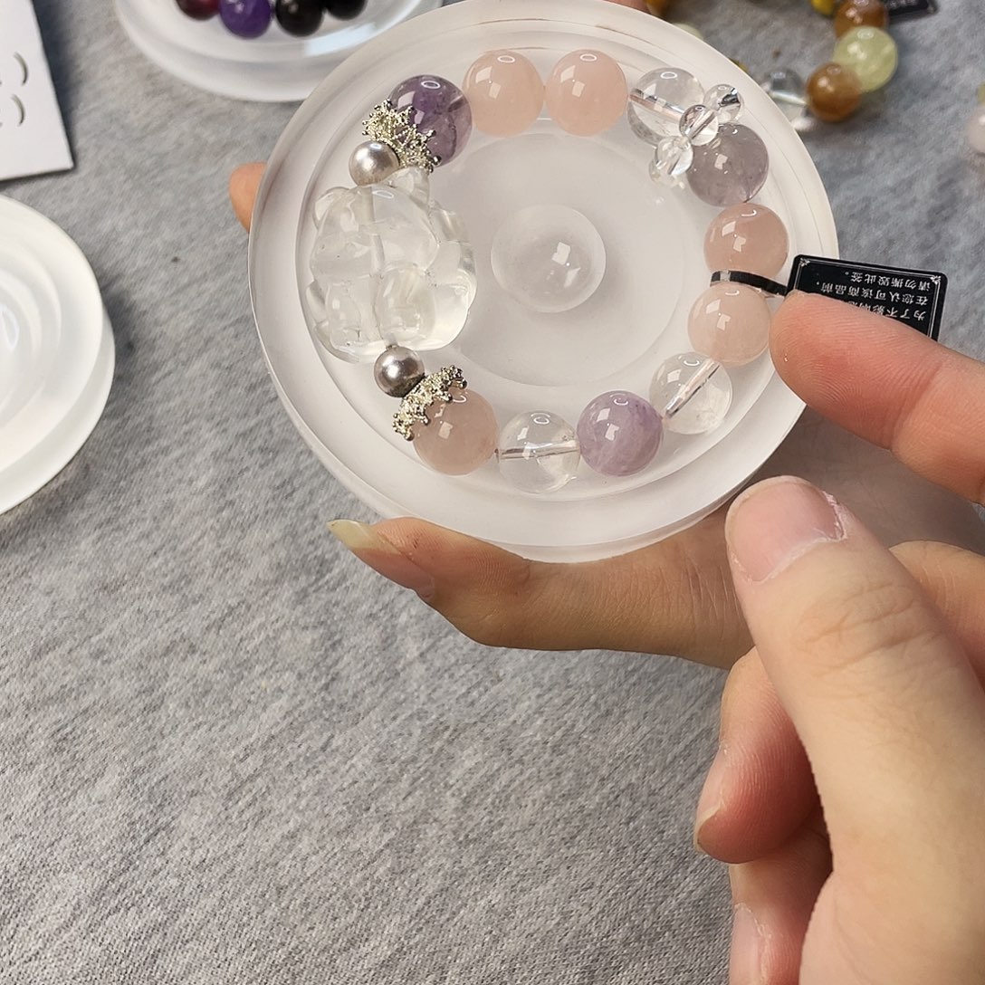 手链水晶银S925镶嵌