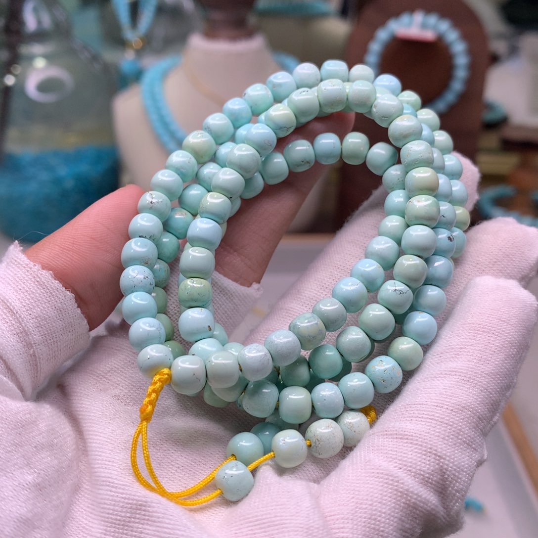 绿松石配饰未镶嵌演****导