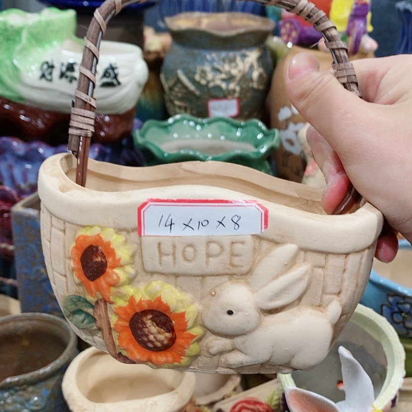 【闪购商品】陶瓷陶瓷花盆，多肉花盆