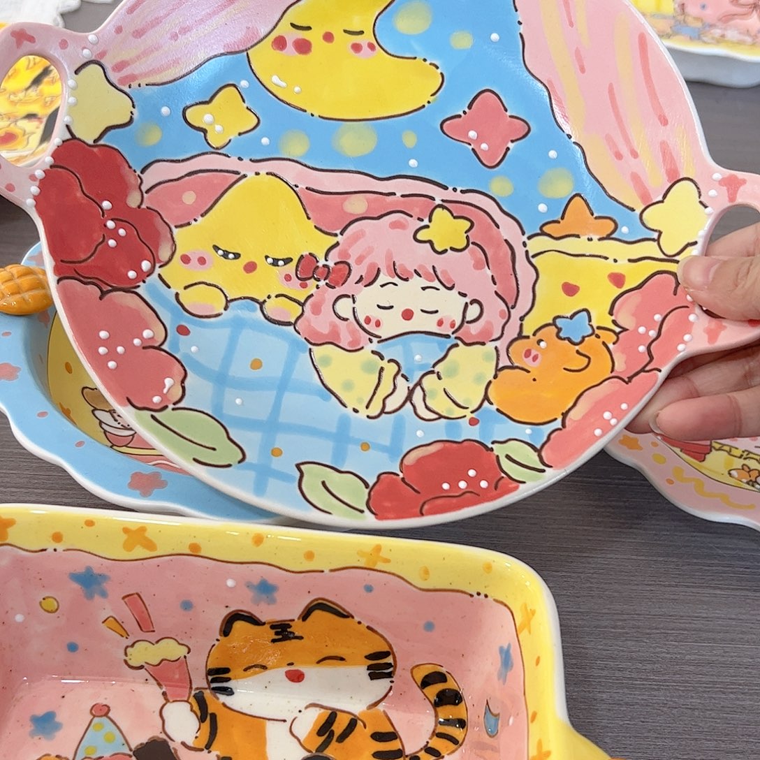 章***子摆件陶景德镇陶瓷