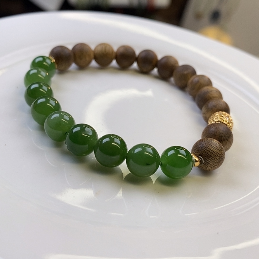 和田玉未镶嵌手链