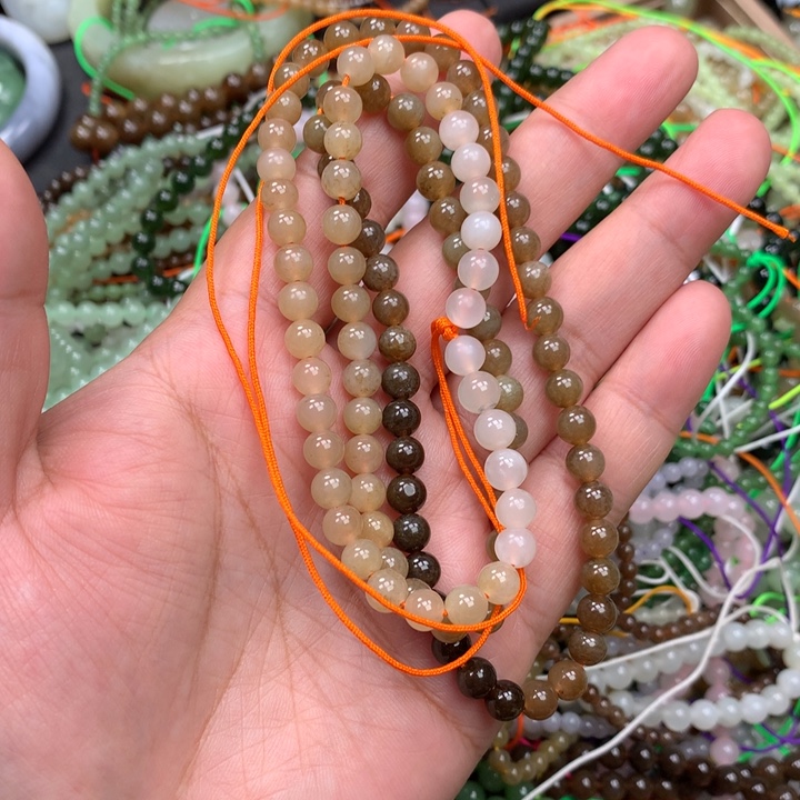 和田玉未镶嵌手链21