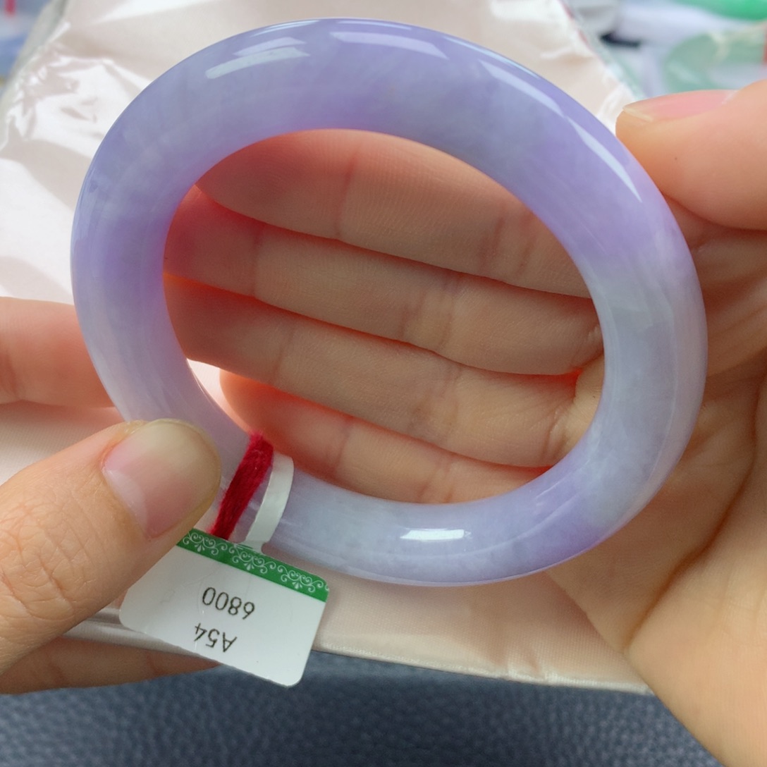 翡翠手镯未镶嵌54.4圆