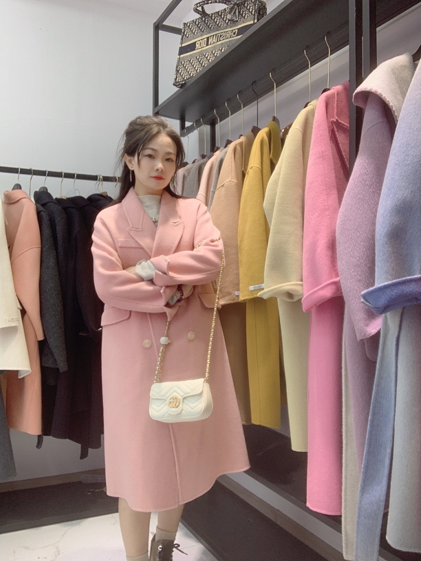 2024年新款长款正肩澳洲超细双面羊毛大衣